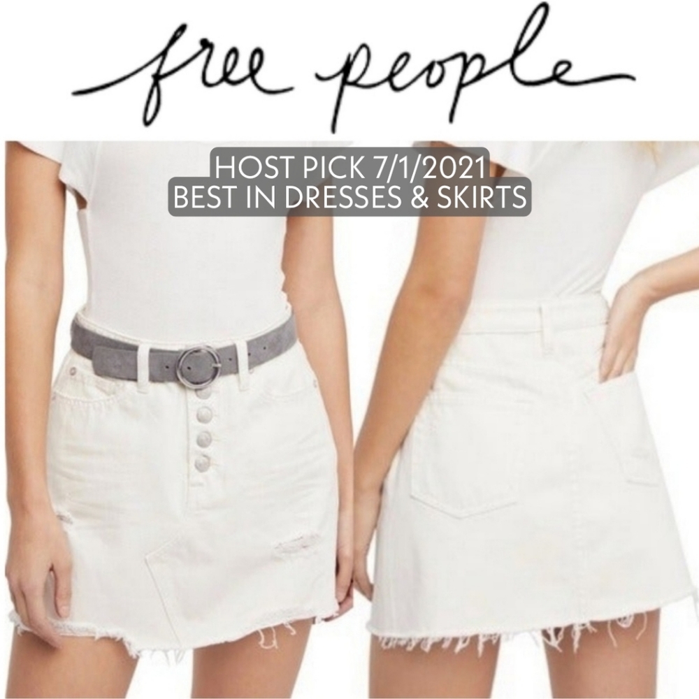 🆕️🏷 Free People Denim A-line Skirt